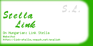 stella link business card